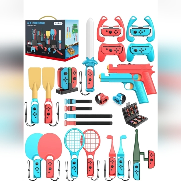 HOZKAII Other - Switch 1 Sports Accessories Bundle - HOZKAII 22 in 1
